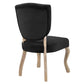 Modway Array Vintage French Performance Velvet Dining Side Chair FredCo