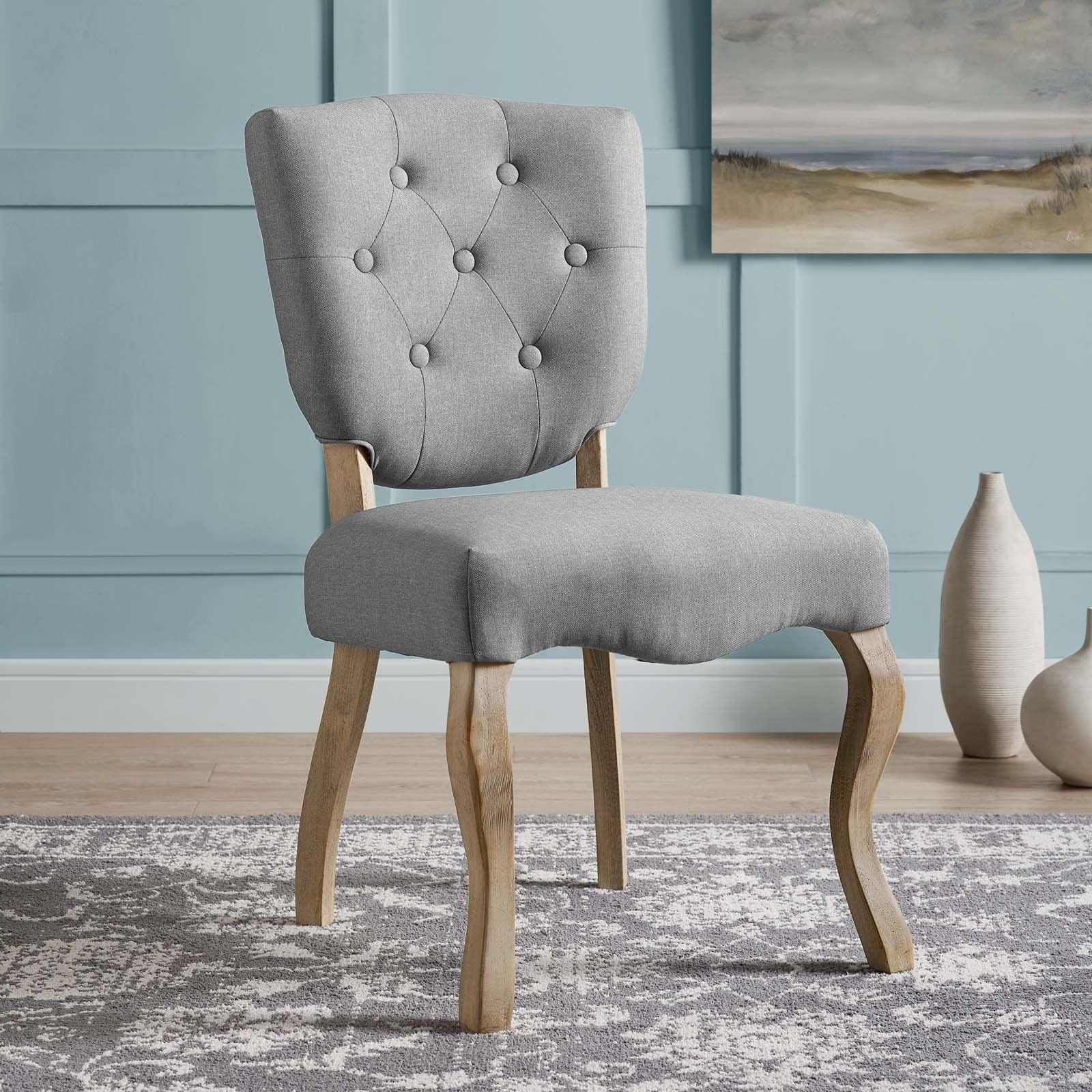 Modway Array Vintage French Upholstered Dining Side Chair, EEI-2878 FredCo