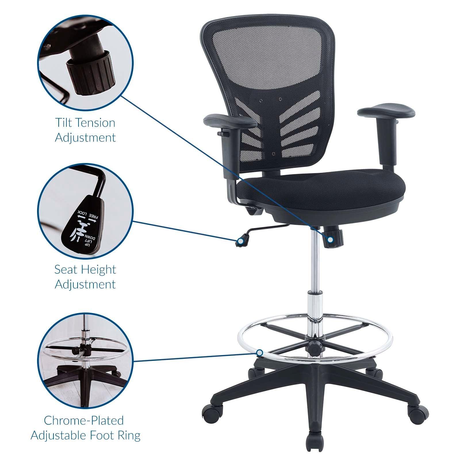 Modway Articulate Drafting Chair FredCo