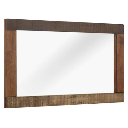 Modway Arwen Rustic Wood Frame Mirror FredCo