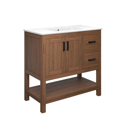 Modway Ashlyn 36” Wood Bathroom Vanity, EEI-6535 FredCo