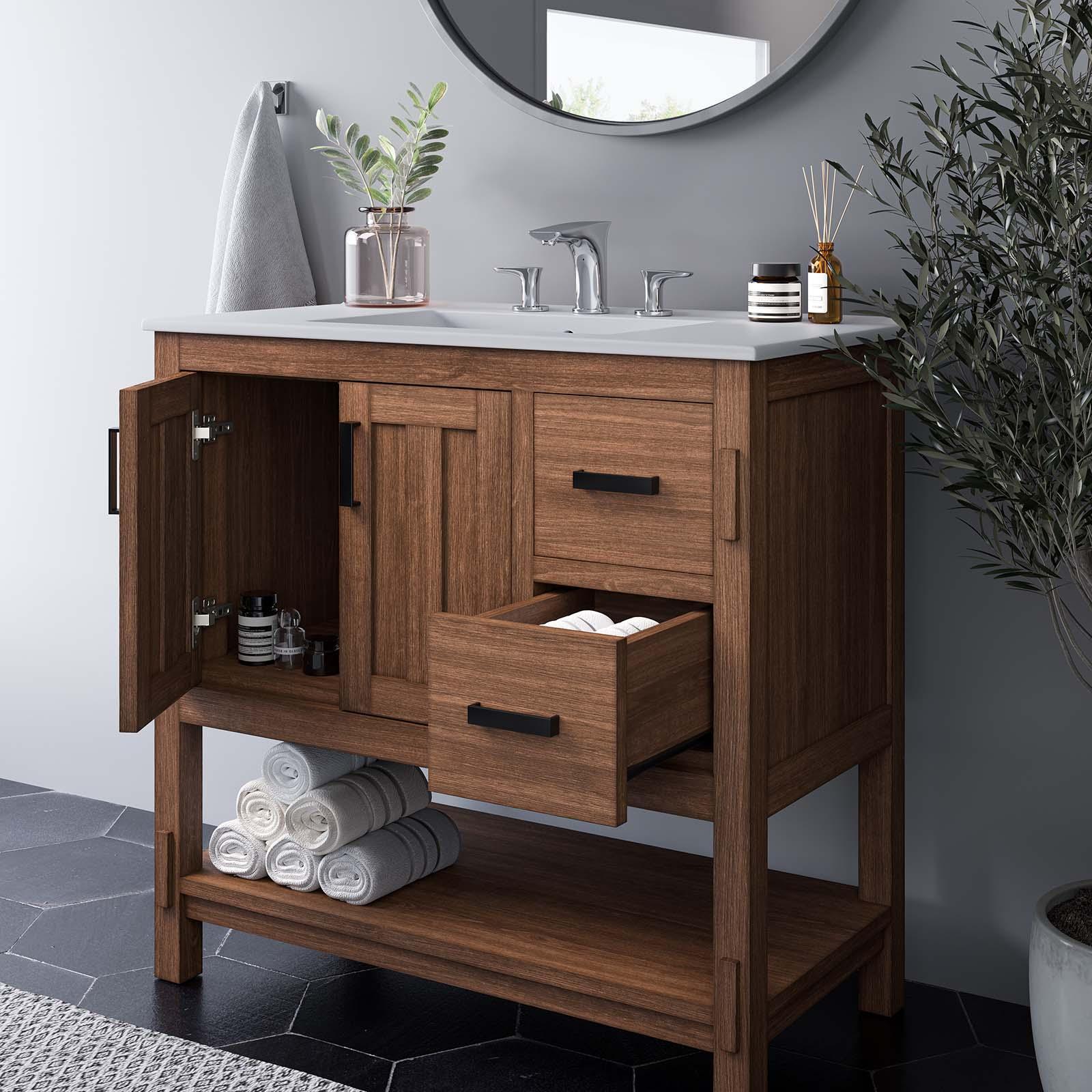 Modway Ashlyn 36” Wood Bathroom Vanity, EEI-6535 FredCo