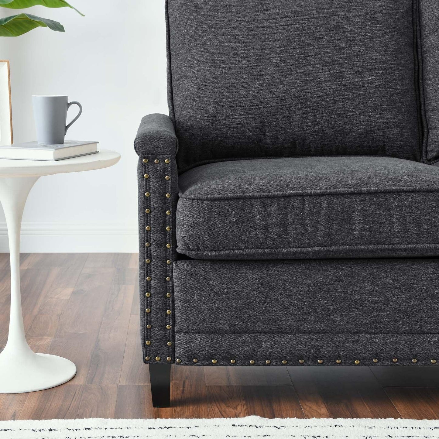 Modway Ashton Upholstered Fabric Loveseat FredCo