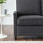 Modway Ashton Upholstered Fabric Loveseat FredCo