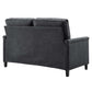 Modway Ashton Upholstered Fabric Loveseat FredCo