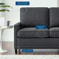 Modway Ashton Upholstered Fabric Loveseat FredCo