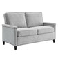 Modway Ashton Upholstered Fabric Loveseat FredCo