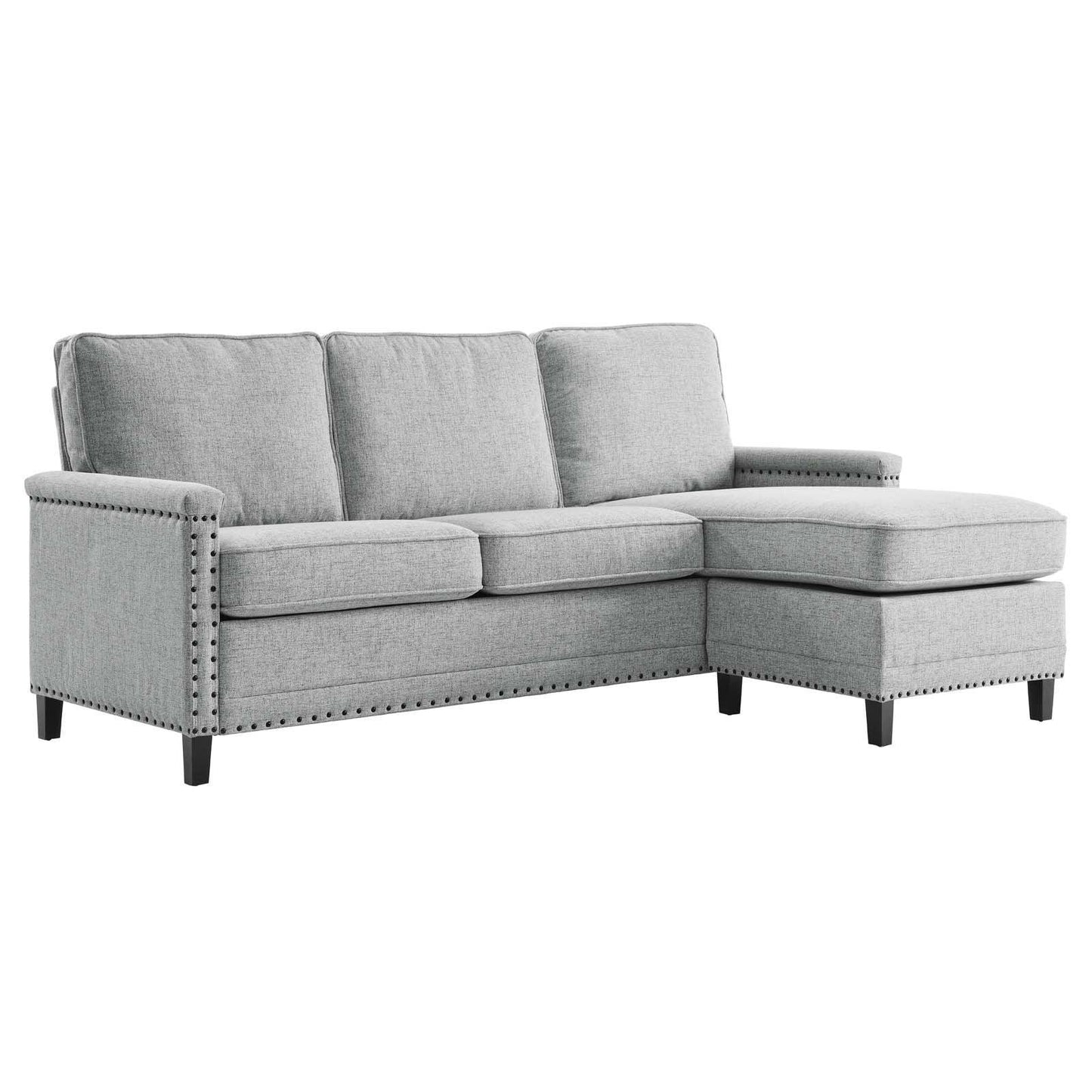 Modway Ashton Upholstered Fabric Sectional Sofa FredCo