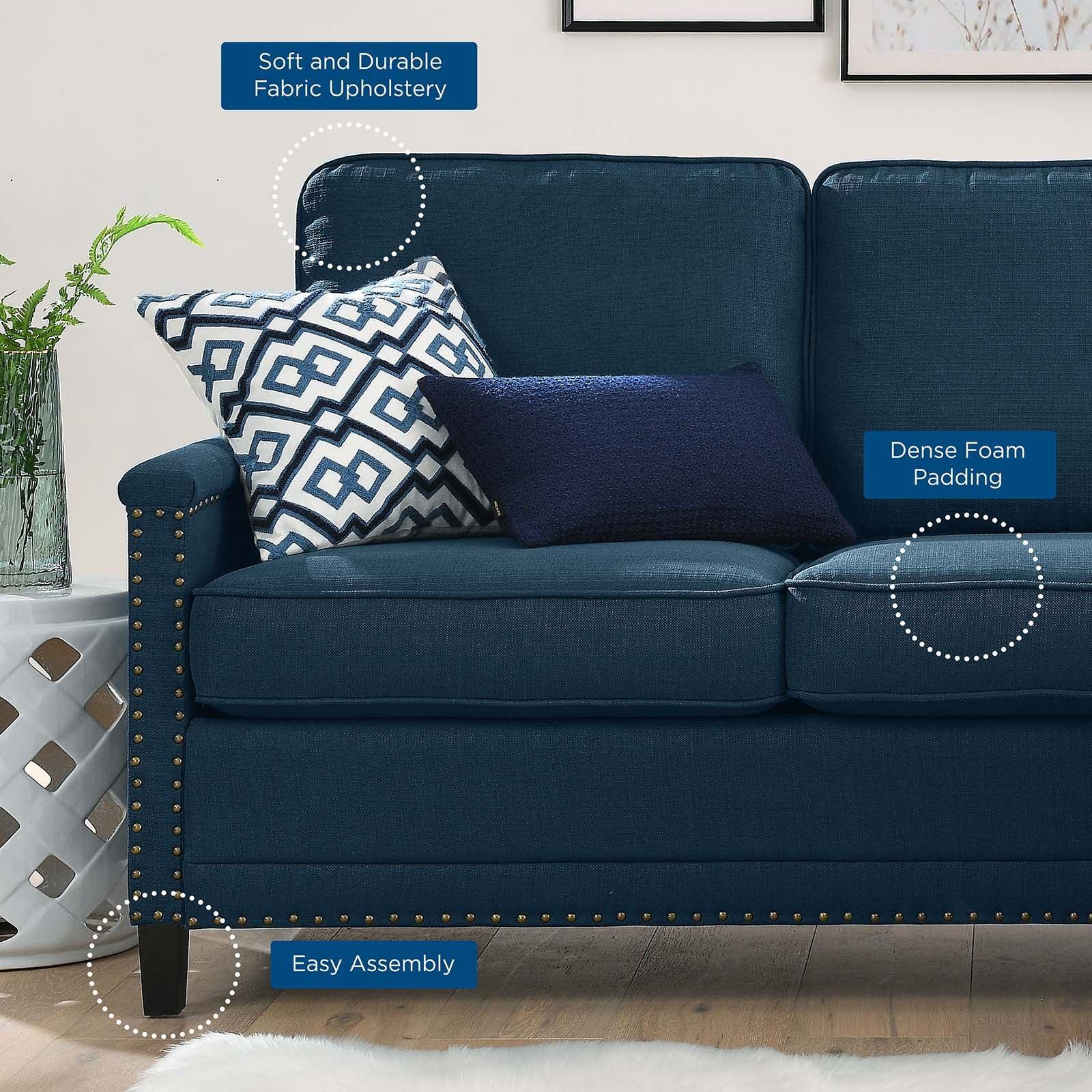 Modway Ashton Upholstered Fabric Sectional Sofa FredCo