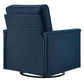 Modway Ashton Upholstered Fabric Swivel Chair FredCo