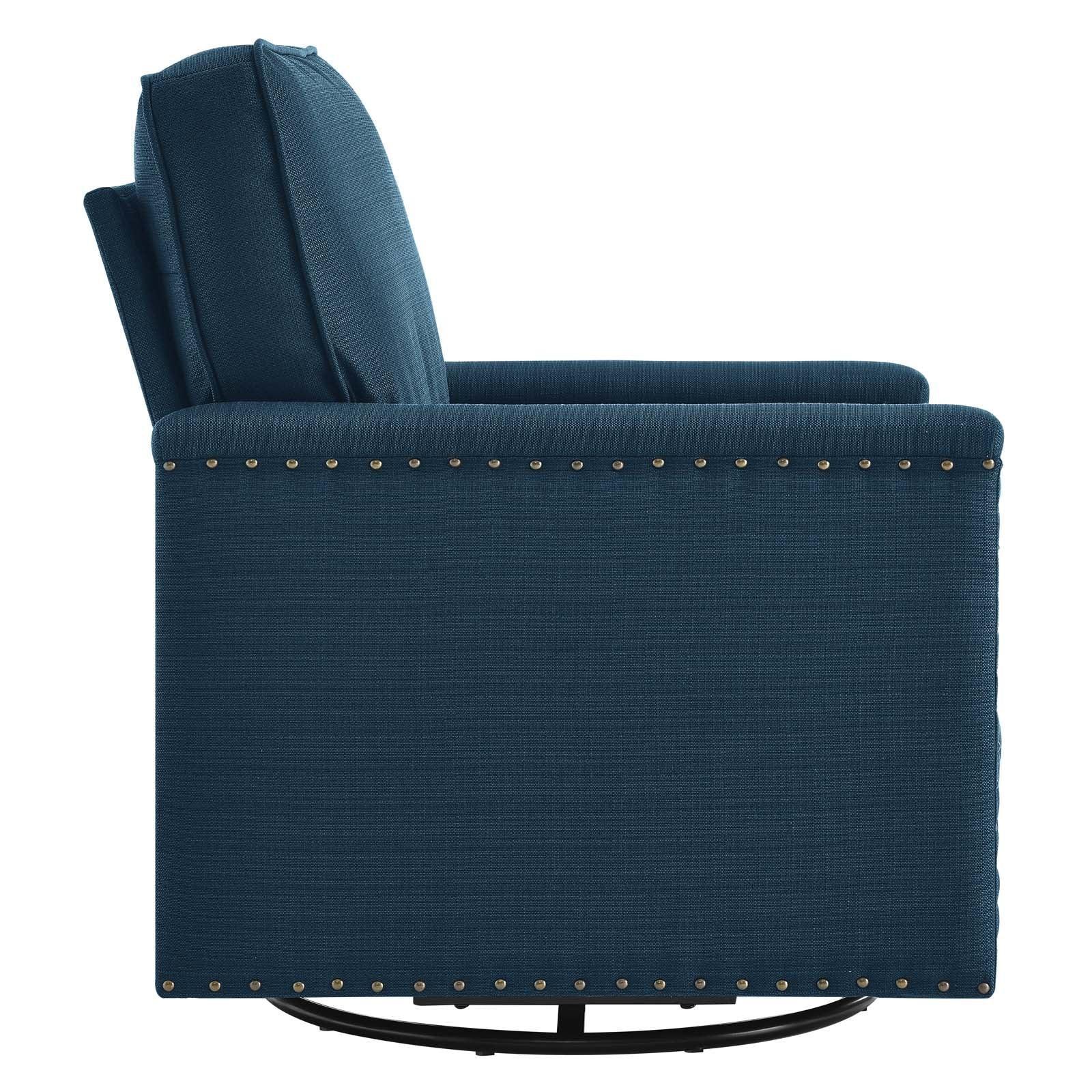 Modway Ashton Upholstered Fabric Swivel Chair FredCo