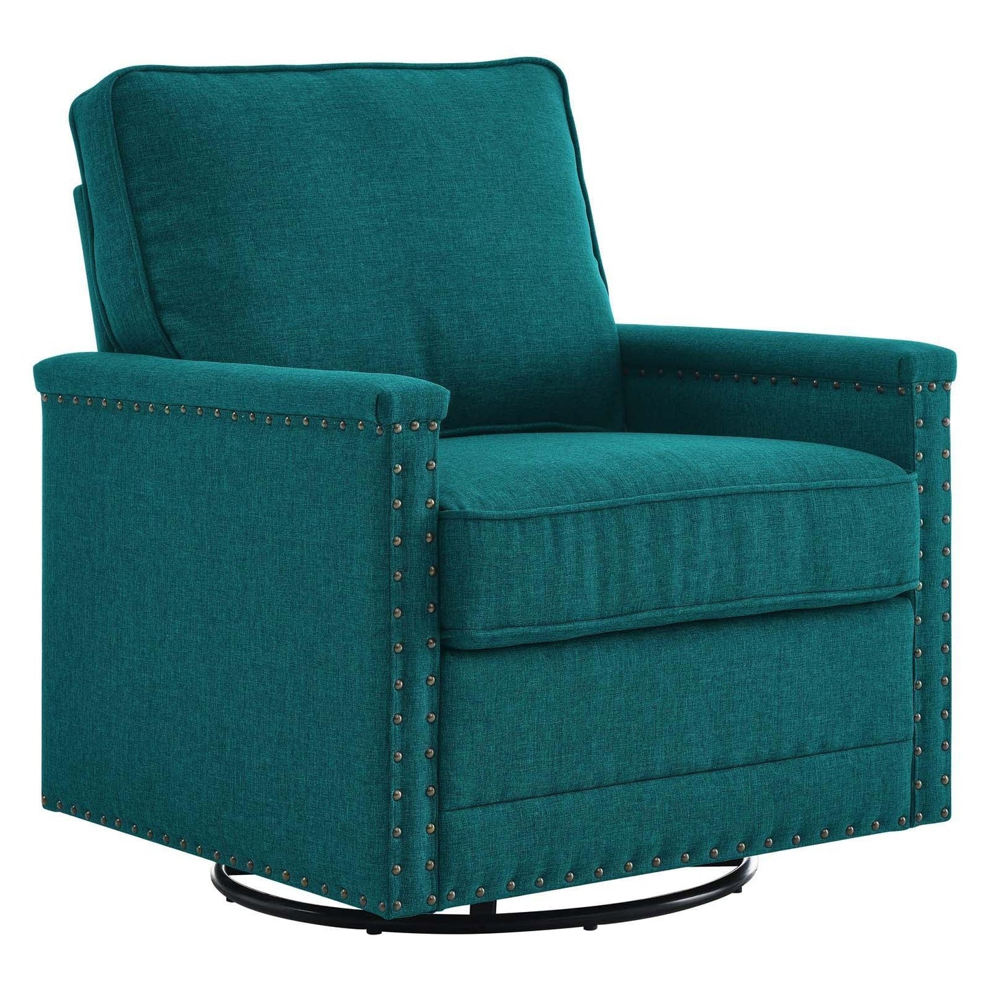 Modway Ashton Upholstered Fabric Swivel Chair FredCo