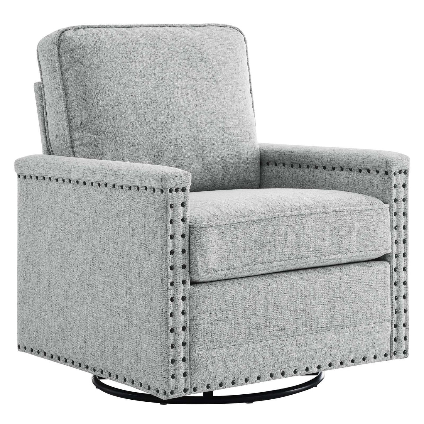 Modway Ashton Upholstered Fabric Swivel Chair FredCo