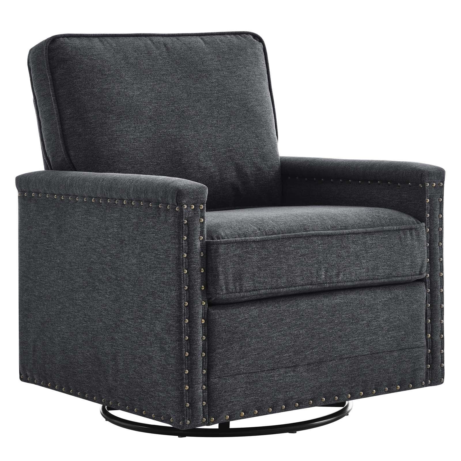 Modway Ashton Upholstered Fabric Swivel Chair FredCo