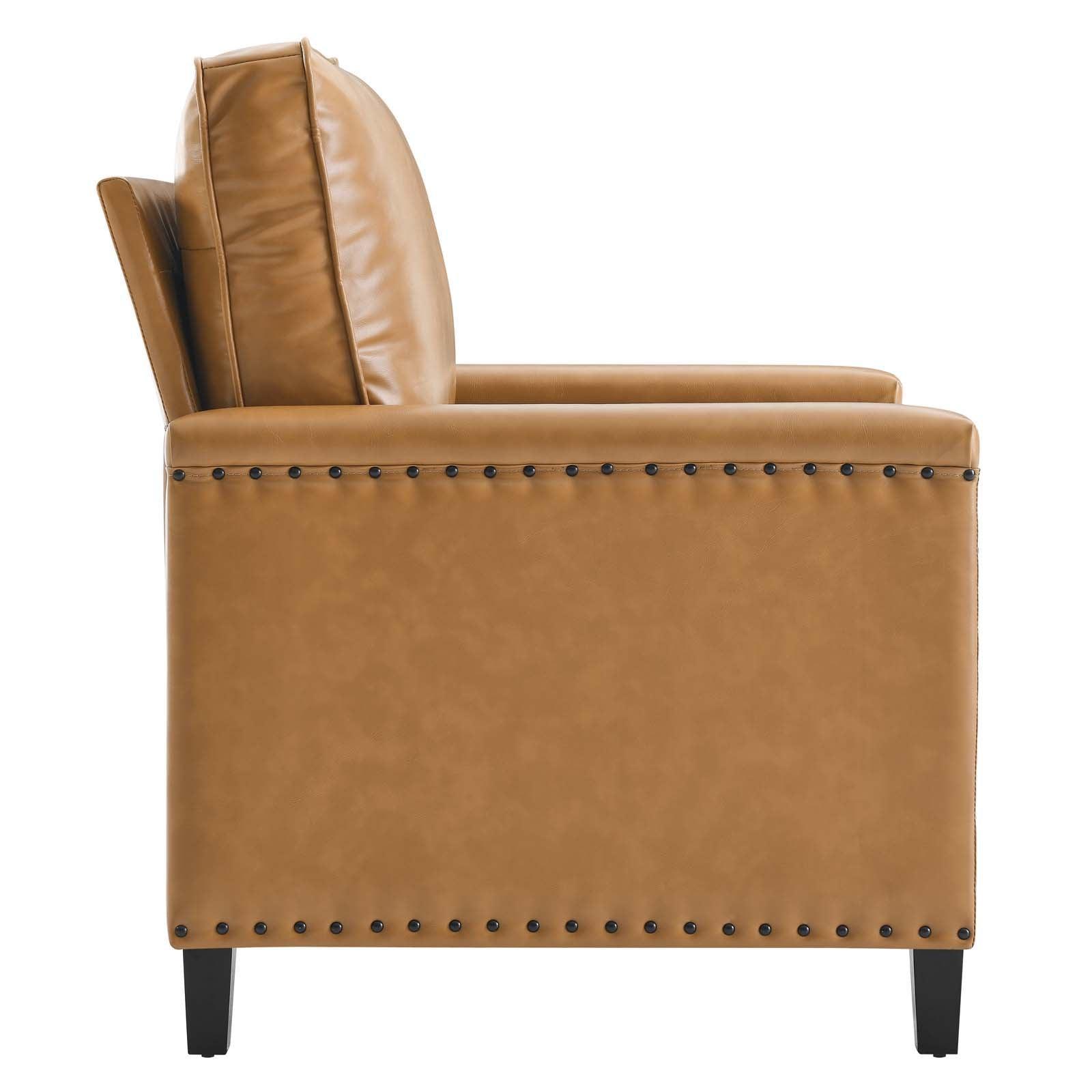 Modway Ashton Vegan Leather Armchair FredCo