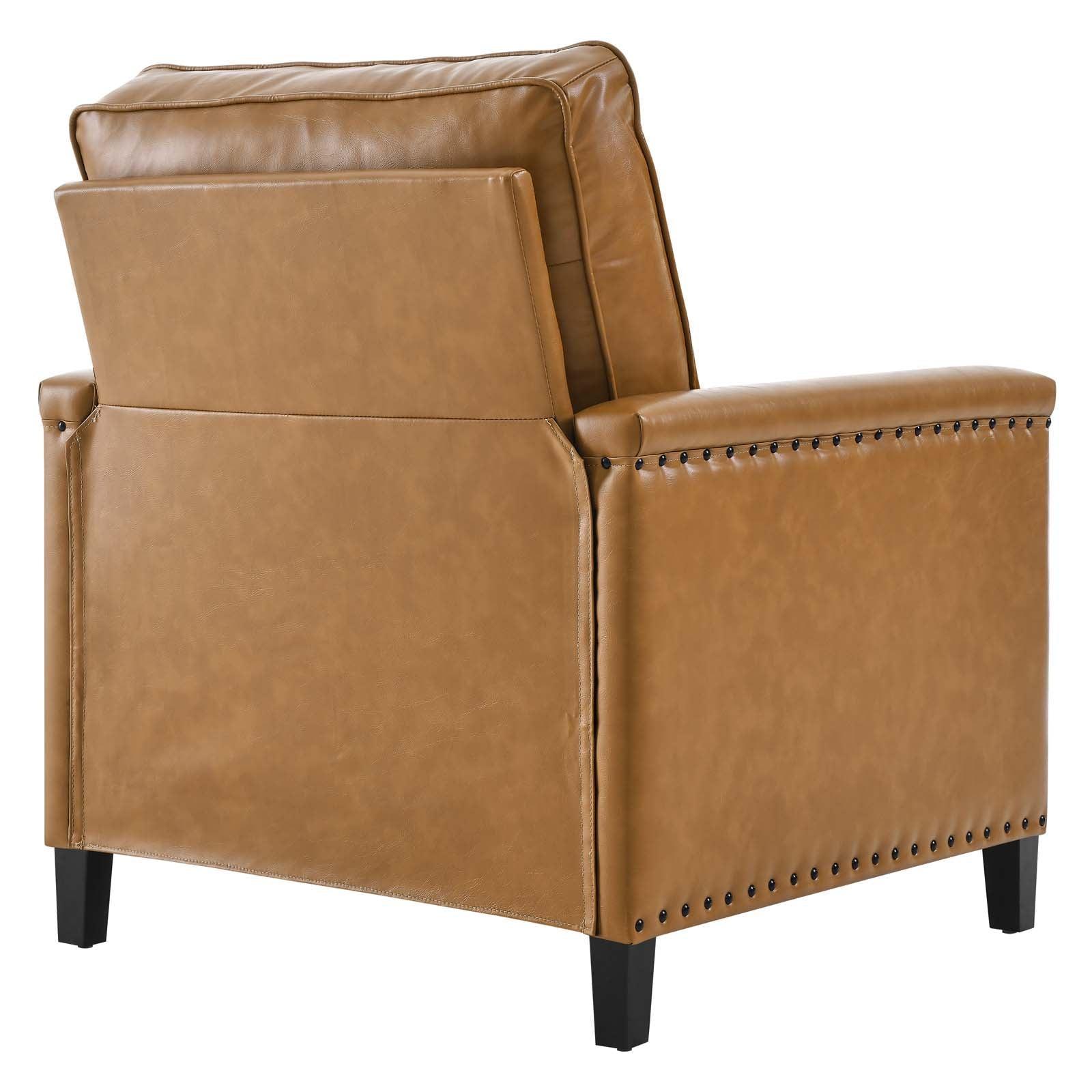 Modway Ashton Vegan Leather Armchair FredCo