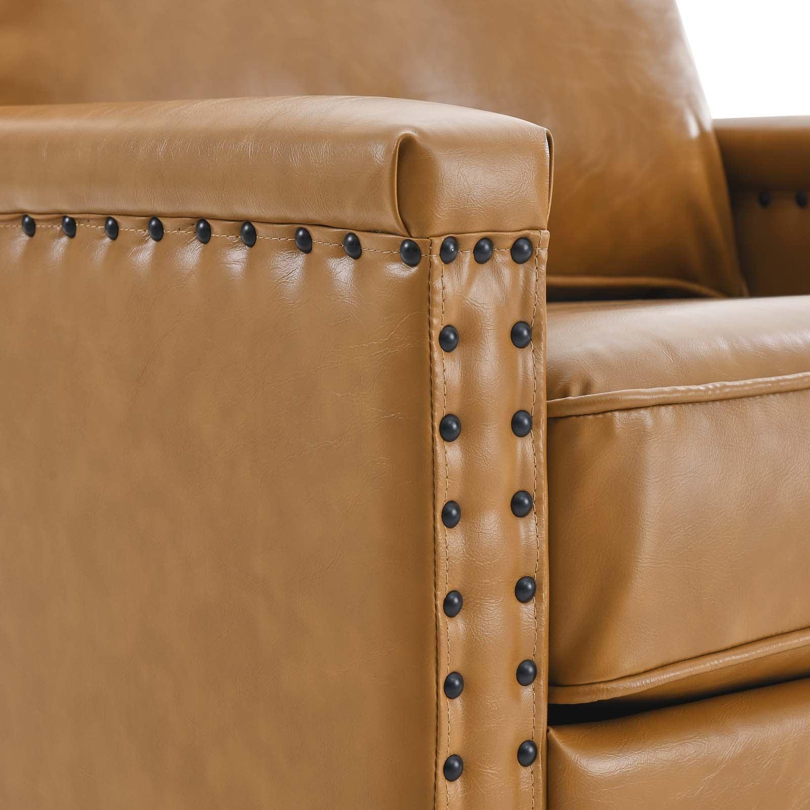 Modway Ashton Vegan Leather Armchair FredCo