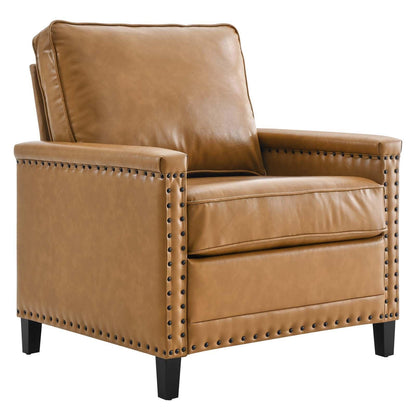 Modway Ashton Vegan Leather Armchair FredCo