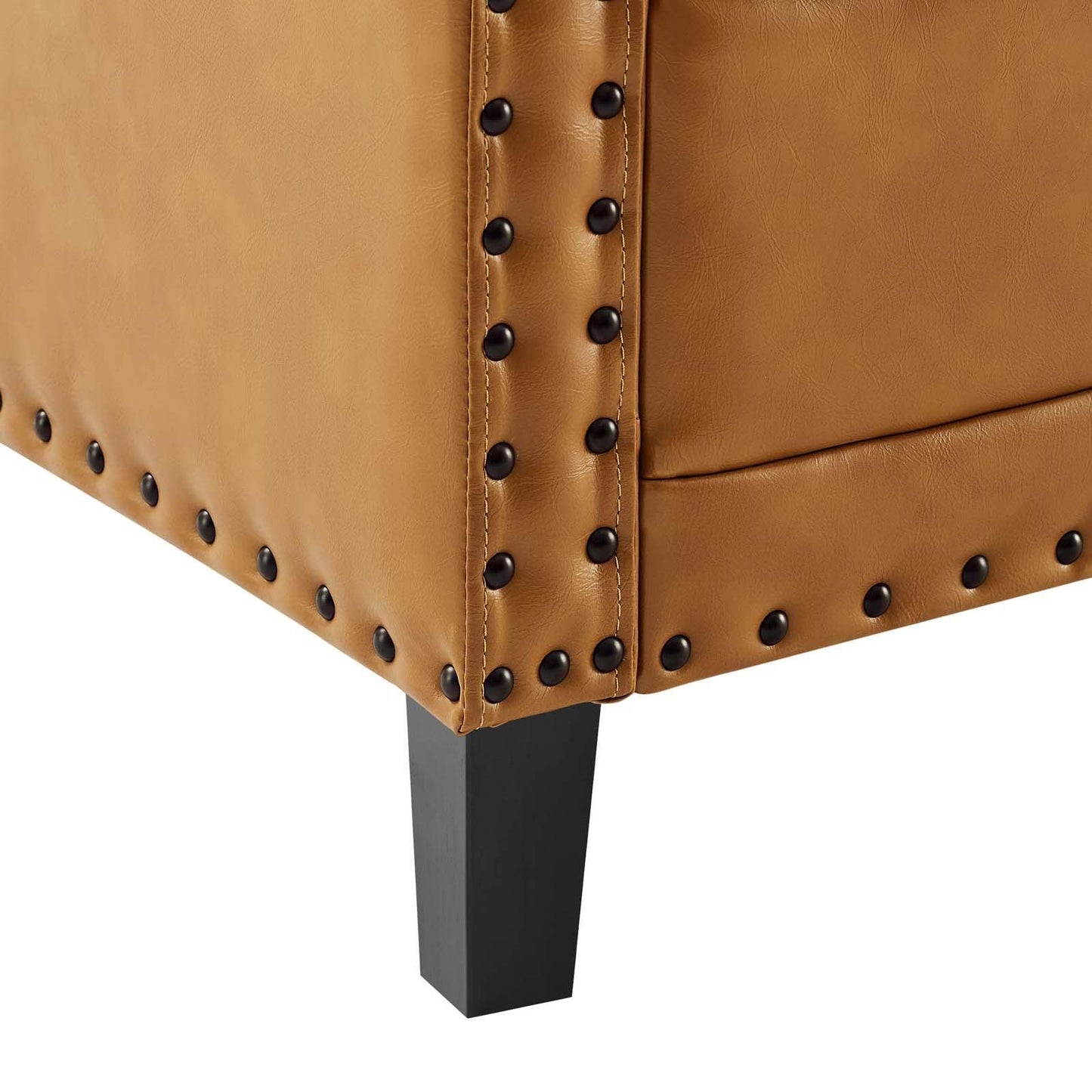 Modway Ashton Vegan Leather Sofa FredCo