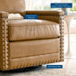 Modway Ashton Vegan Leather Swivel Chair FredCo