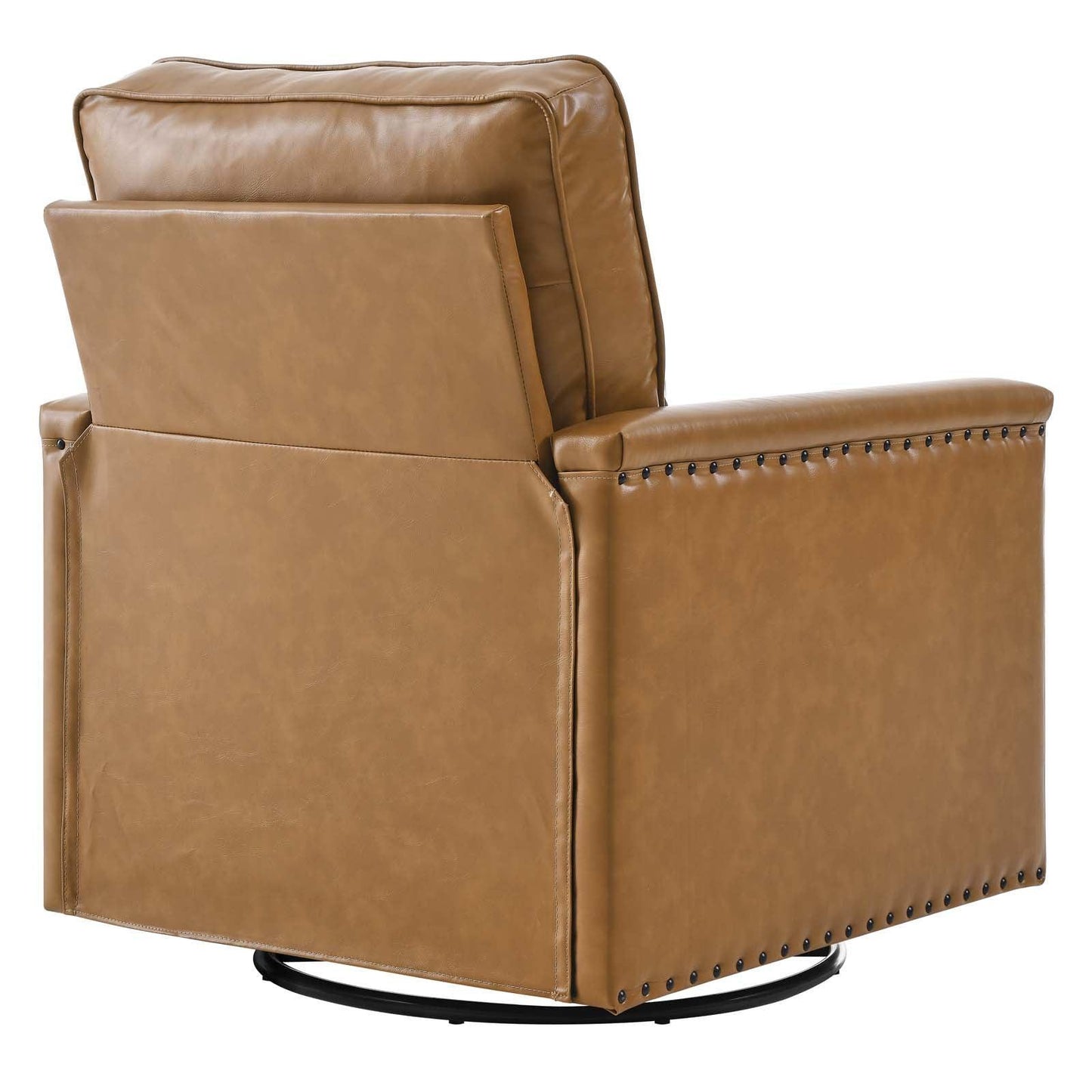 Modway Ashton Vegan Leather Swivel Chair FredCo