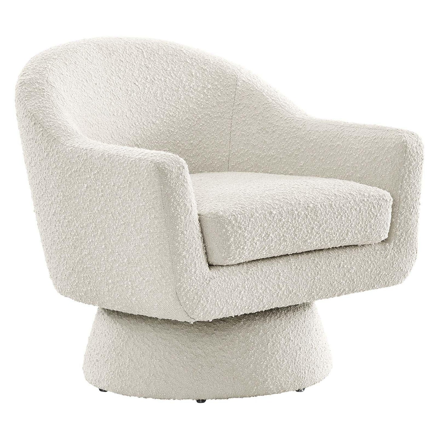 Modway Astral Boucle Fabric Swivel Chair FredCo