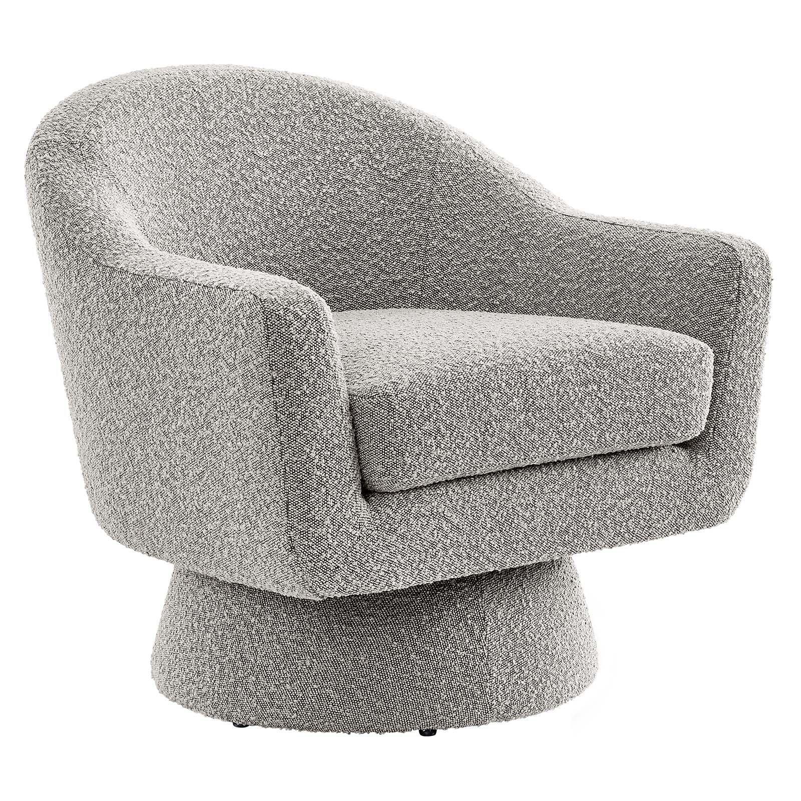 Modway Astral Boucle Fabric Swivel Chair FredCo