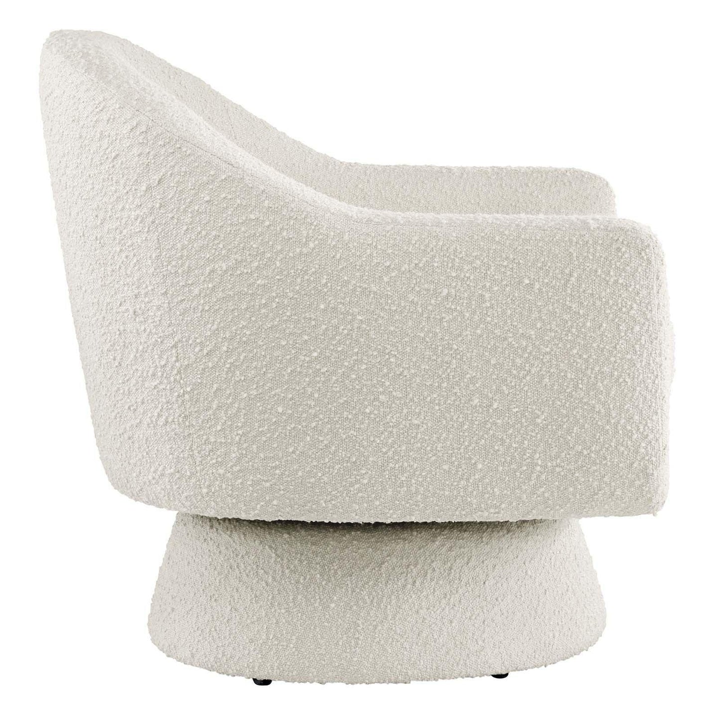 Modway Astral Boucle Fabric Swivel Chair FredCo