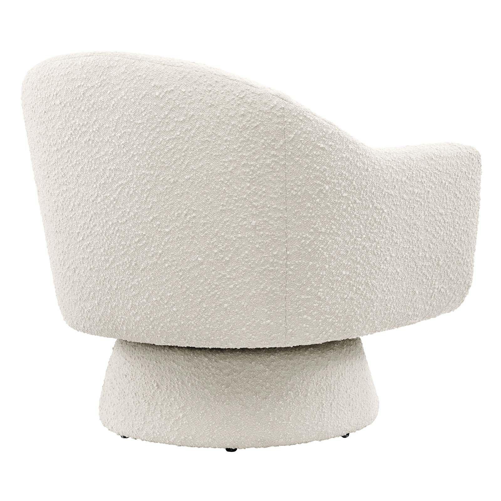 Modway Astral Boucle Fabric Swivel Chair FredCo