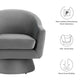 Modway Astral Performance Velvet Fabric and Wood Swivel Chair FredCo