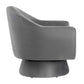 Modway Astral Performance Velvet Fabric and Wood Swivel Chair FredCo