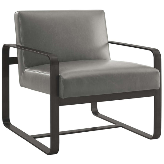 Modway Astute Faux Leather Armchair FredCo