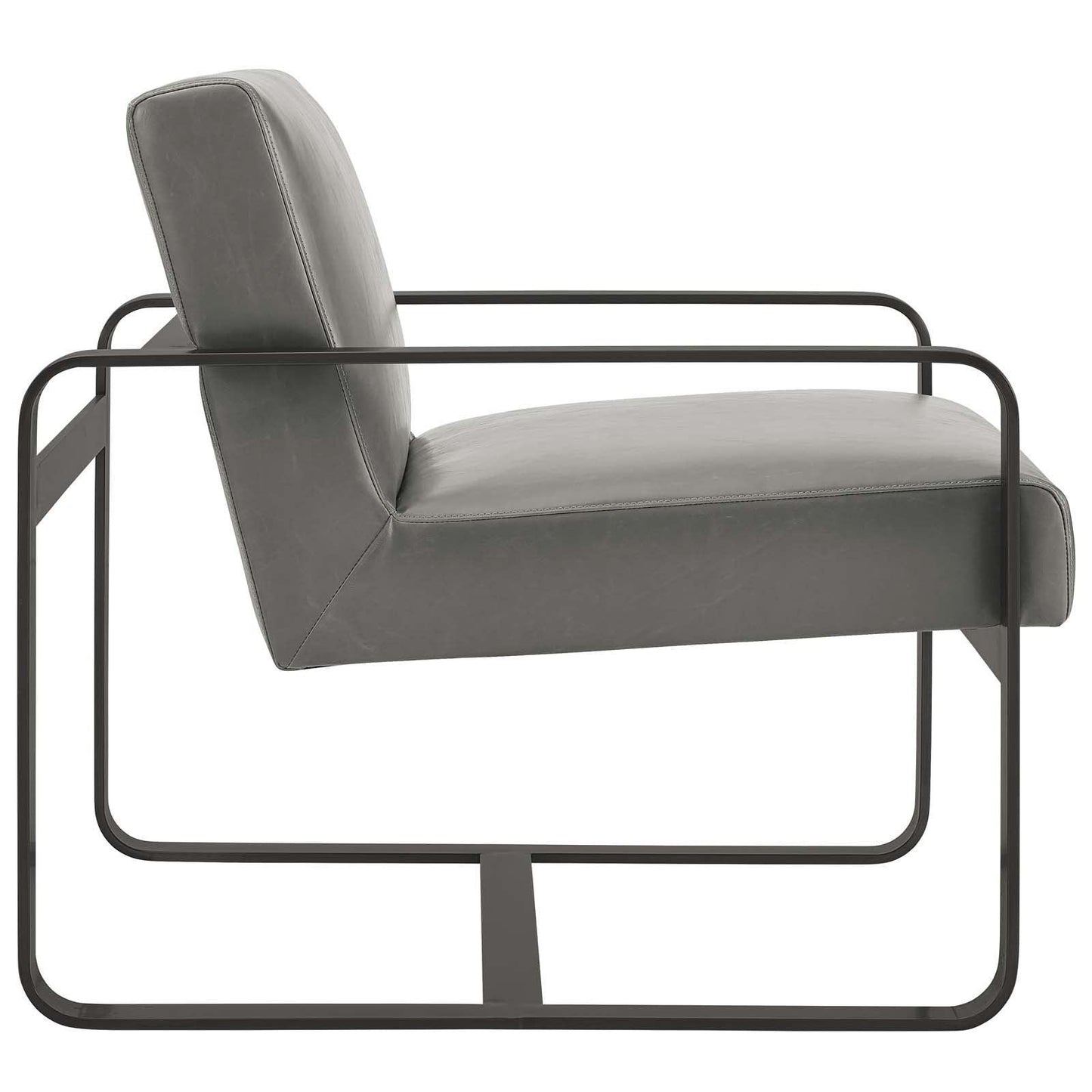Modway Astute Faux Leather Armchair FredCo