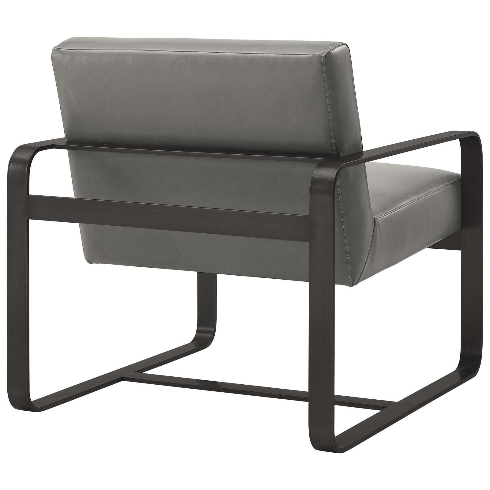 Modway Astute Faux Leather Armchair FredCo