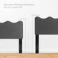 Modway Athena Performance Velvet Twin Headboard FredCo