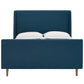 Modway Aubree Queen Upholstered Fabric Sleigh Platform Bed FredCo