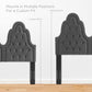 Modway Augustine Tufted Performance Velvet Twin Headboard FredCo