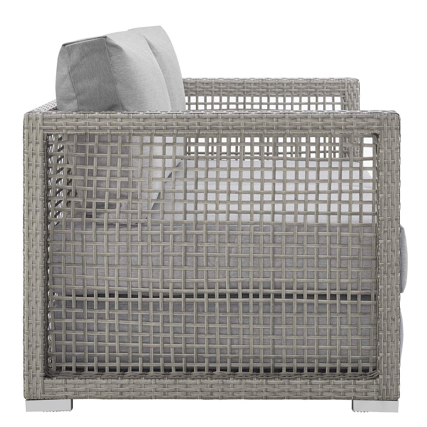 Modway Aura 3 Piece Outdoor Patio Wicker Rattan Set, EEI-3598 FredCo