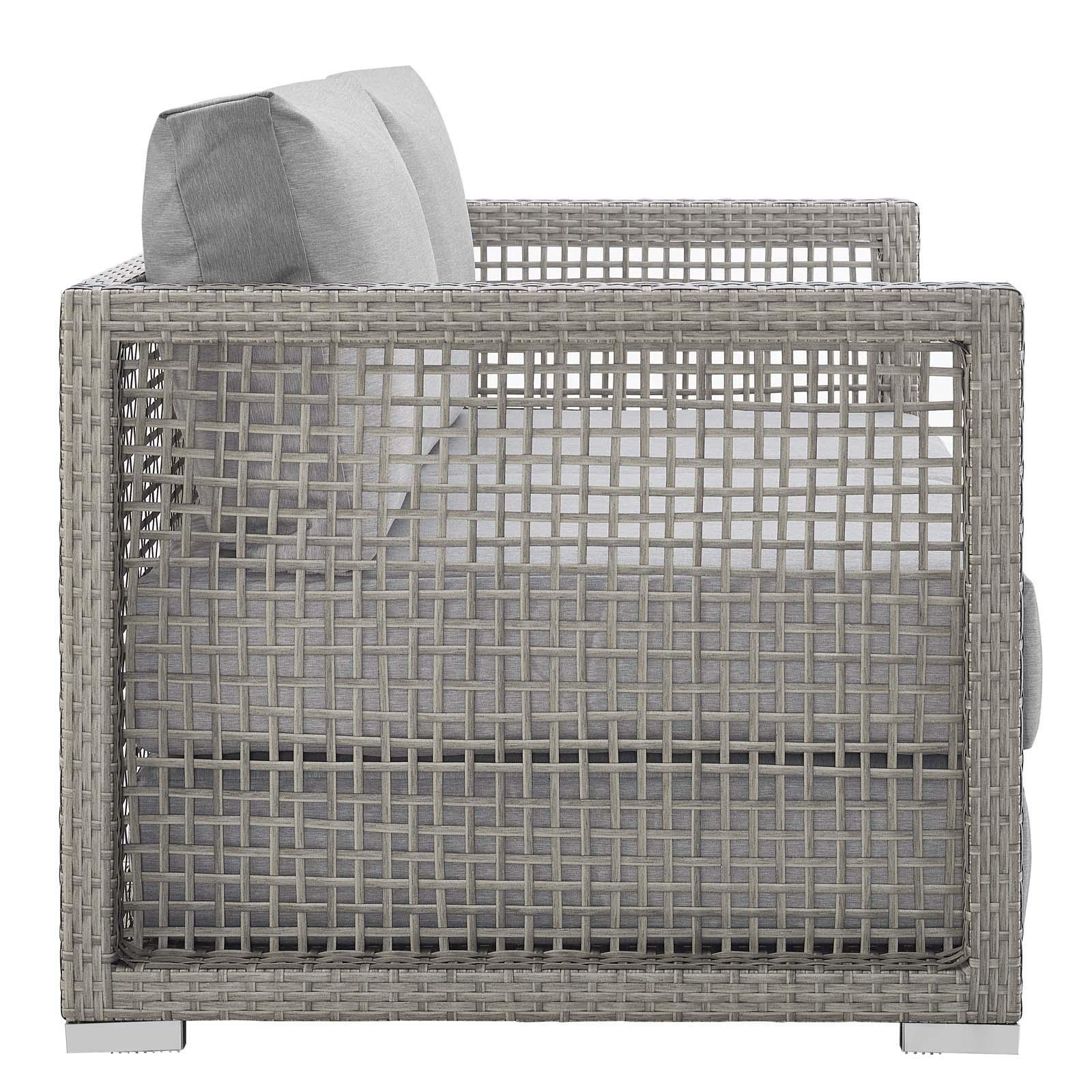 Modway Aura 3 Piece Outdoor Patio Wicker Rattan Set, EEI-3598 FredCo