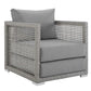 Modway Aura 3 Piece Outdoor Patio Wicker Rattan Set, EEI-3599 FredCo