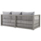 Modway Aura 4 Piece Outdoor Patio Wicker Rattan Set FredCo