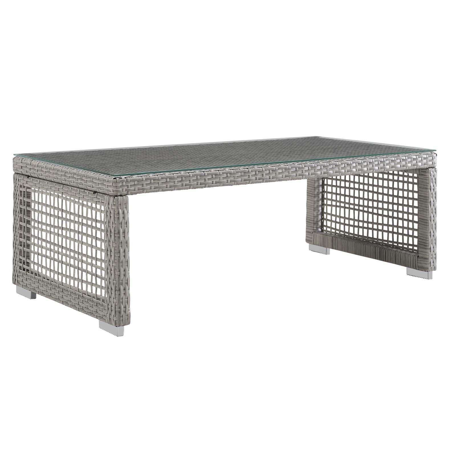 Modway Aura 6 Piece Outdoor Patio Wicker Rattan Set FredCo