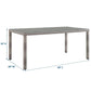 Modway Aura 68" Outdoor Patio Wicker Rattan Dining Table FredCo
