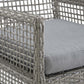 Modway Aura Dining Armchair Outdoor Patio Wicker Rattan Set of 4 FredCo