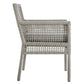 Modway Aura Outdoor Patio Wicker Rattan Dining Armchair FredCo