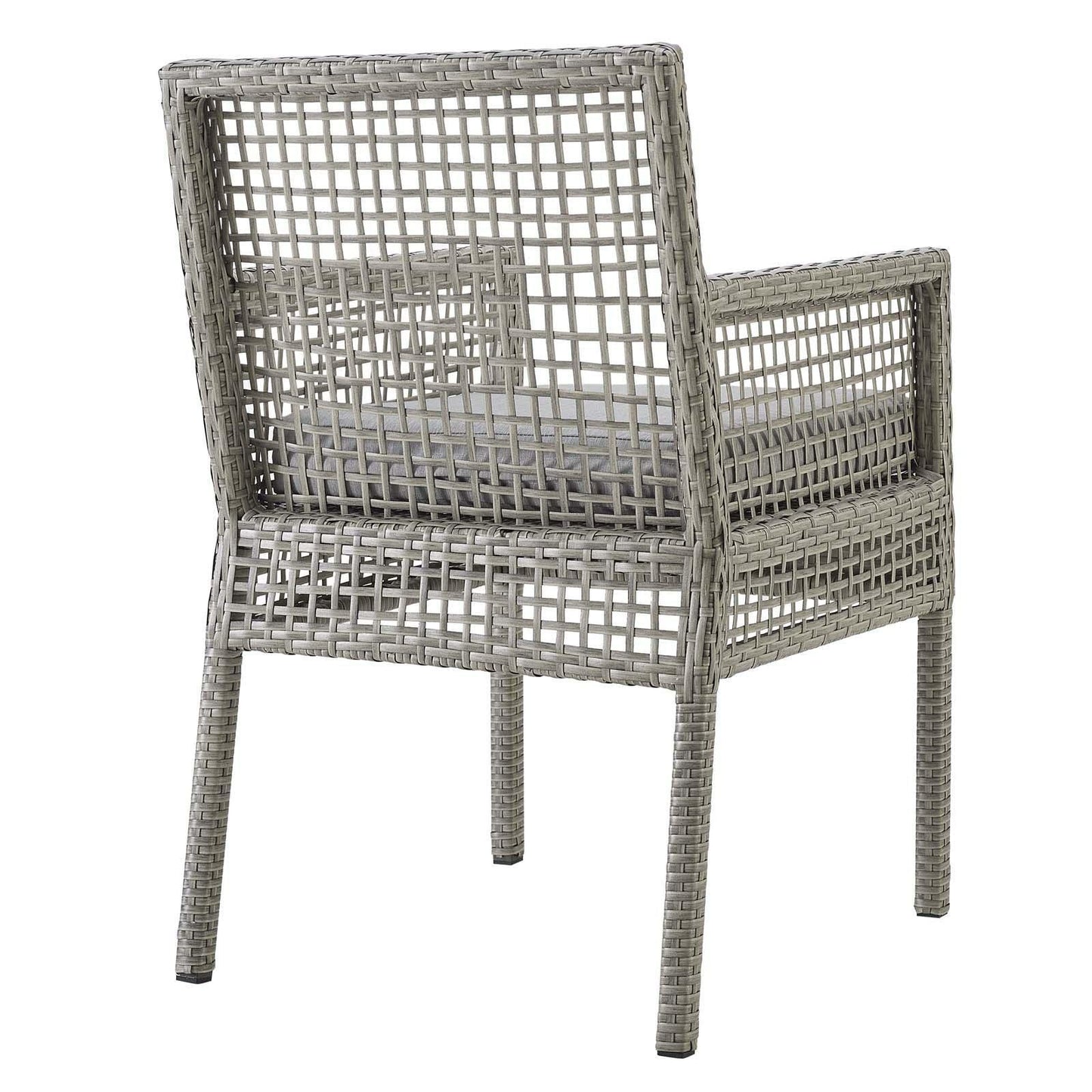 Modway Aura Outdoor Patio Wicker Rattan Dining Armchair FredCo