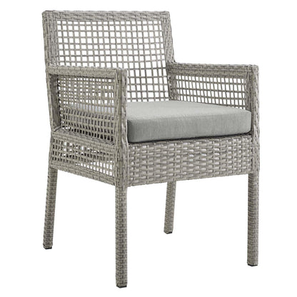 Modway Aura Outdoor Patio Wicker Rattan Dining Armchair FredCo
