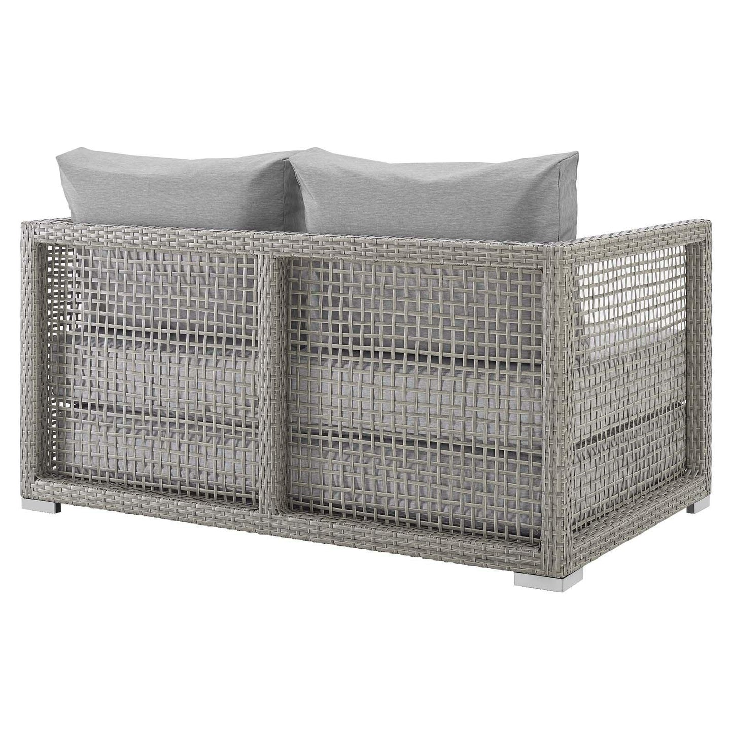 Modway Aura Outdoor Patio Wicker Rattan Loveseat FredCo