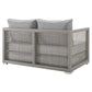 Modway Aura Outdoor Patio Wicker Rattan Loveseat FredCo