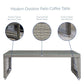 Modway Aura Rattan Outdoor Patio Coffee Table FredCo